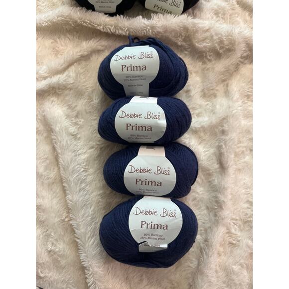 Debbie bliss prima bamboo/merino wool 4 skeins - Picture 1 of 4